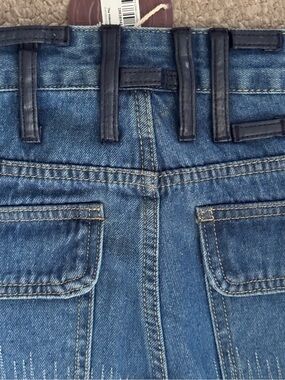 ⭐️ RARE NWT New The Hideout THC Embroidery Line Denim Jeans Medium 30 Unisex